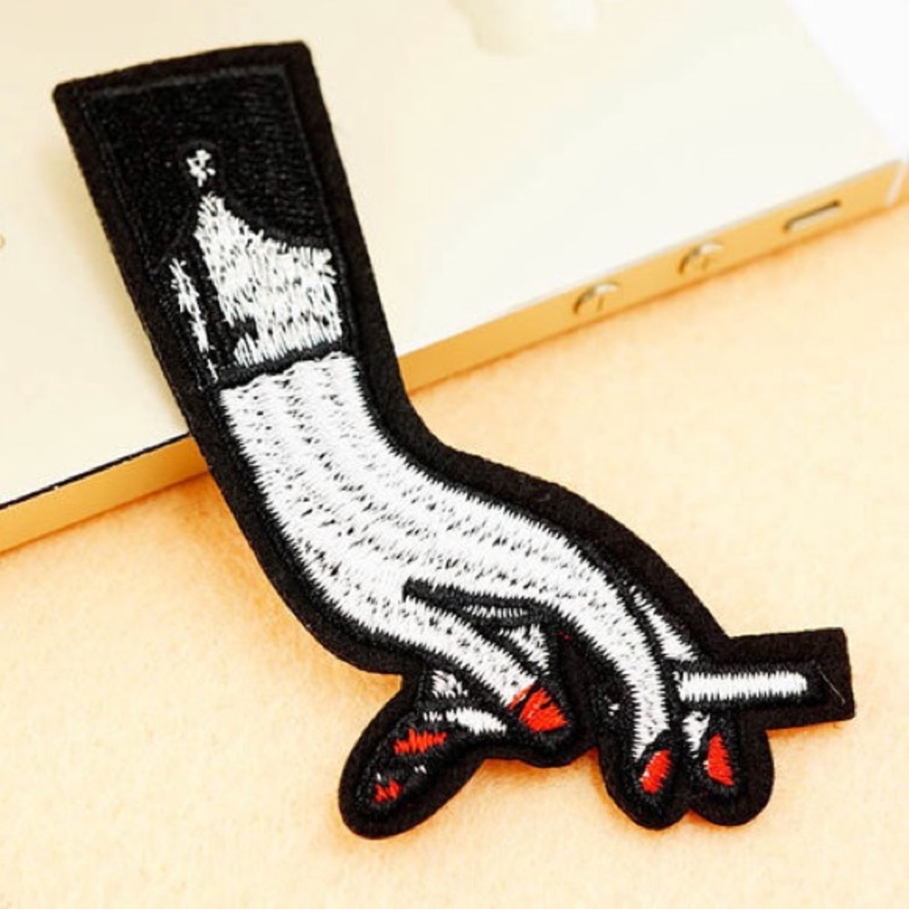 Iron on adhesive patch